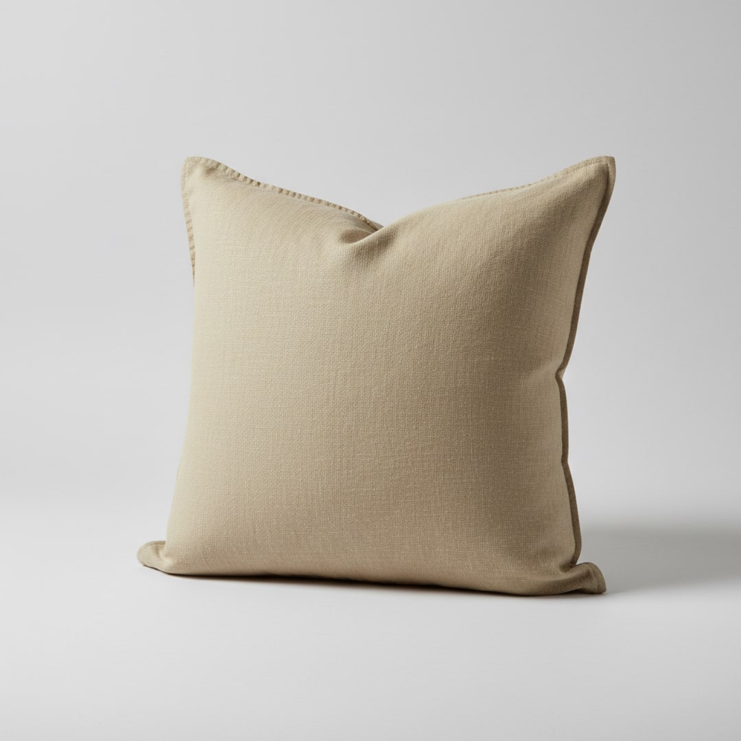 Linen Cushion Cover, 50cm — Siena Hem